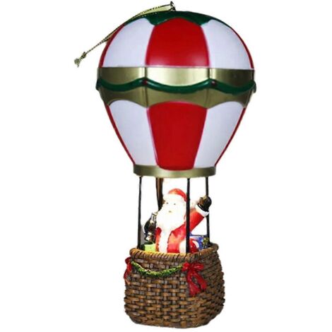 Ornements de Noël lumineux en résine pour décoration de maison A--