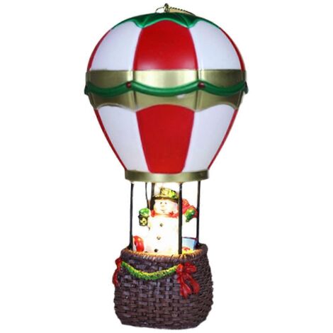 Ornements de Noël lumineux en résine pour décoration de maison B--