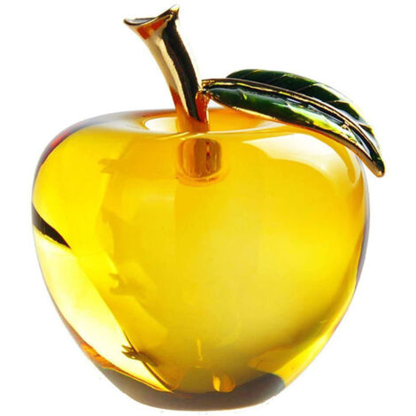 Ornement De Pomme Cristal Figurines Décor À La Maison Décoration