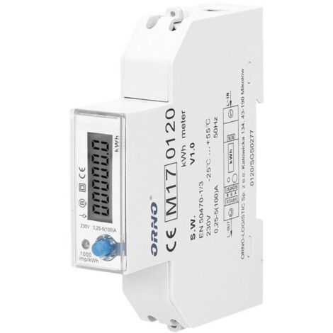 ORNO 1 FAZOWY LICZNIK ENERGII PORT RS485 100A ...