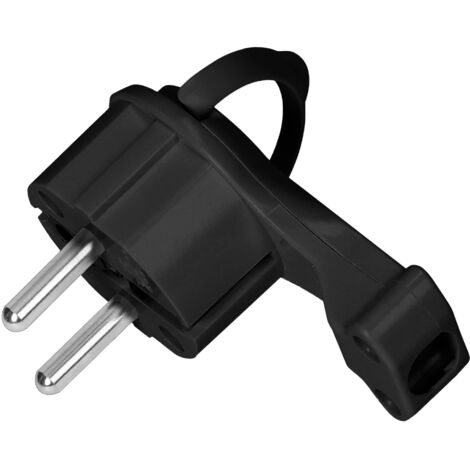 ORNO AE-13253 Spina Angolare 16A Uni-Schuko (nero)