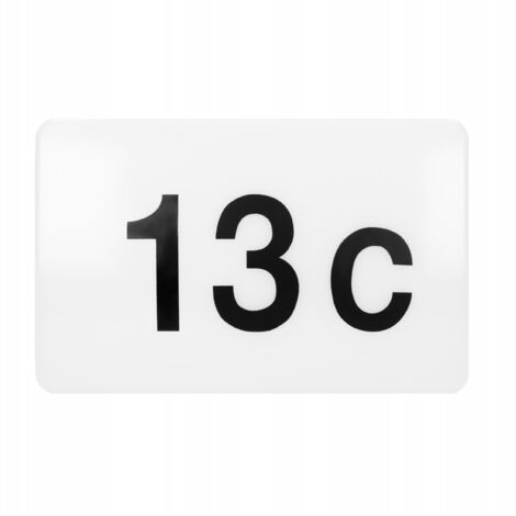 Orno  Applique LED Numéro de Maison - 12W - Blanc - Économie d'énergie - Résistant  l'eau IP65