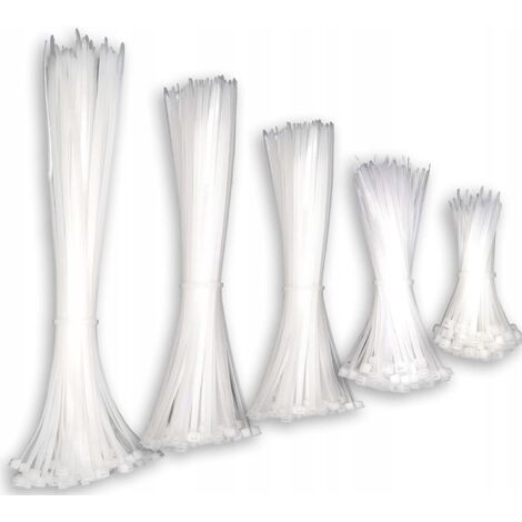 Orno Attaches-câbles UV - 100 pices - Naturel - Résistant aux intempéries - Idéal extérieur