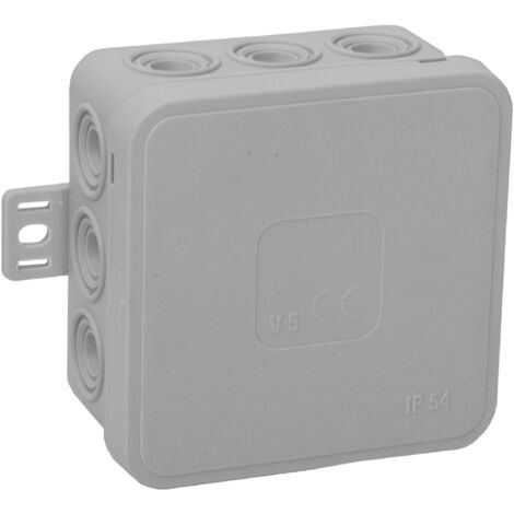 Orno Click - Caja de derivación (IP54, 12 vías, 75 x 75 x 41 mm)