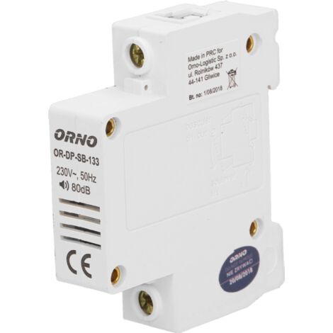 ORNO DP-SB-133 Campanello cablato per guida DIN-1 1 ton 80dB
