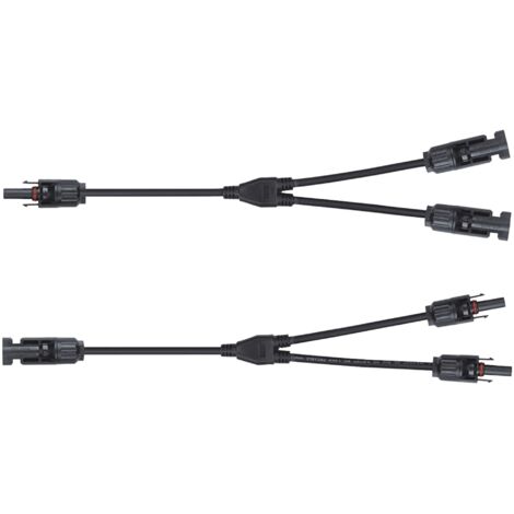 ORNO Mc4 - Conector solar tipo Y para módulos fotovoltaicos IP67 (2xMC4)
