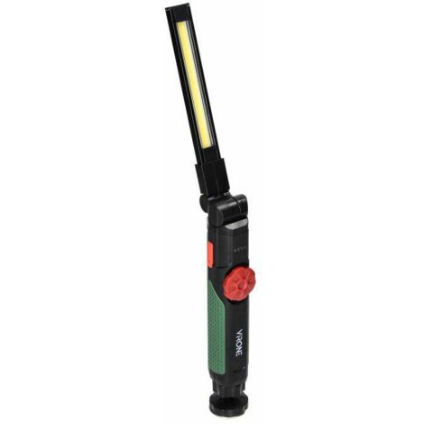 Orno, modelo WL-13, Lámpara de taller LED COB 5W 600LM, luz brillante y eficiente, batería recargable de 1500mAh, ideal para trabajos profesionales, alta durabilidad