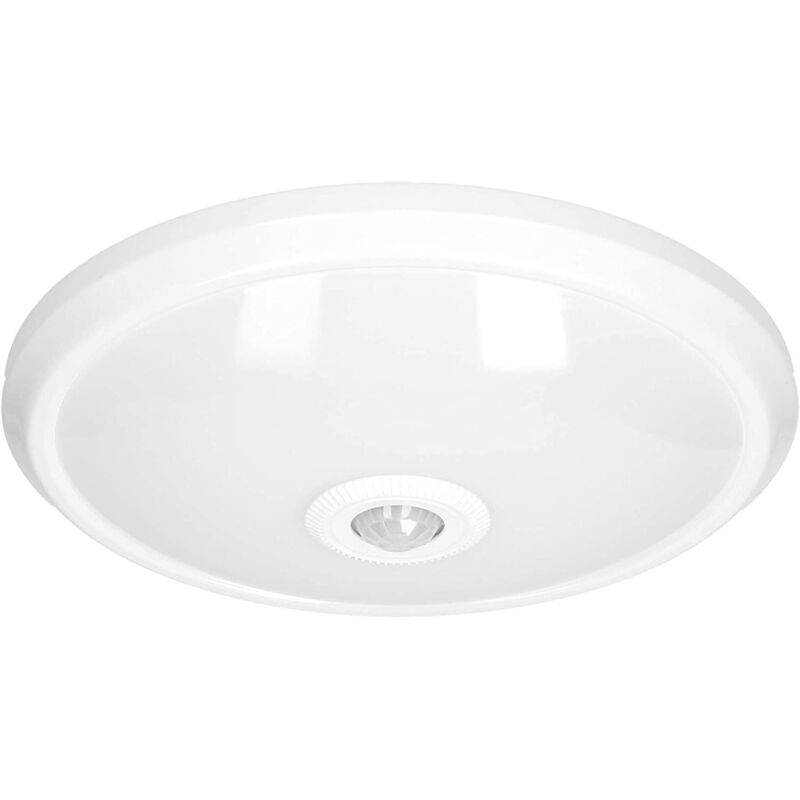 Orno plafon zonda led emerge12w, biały, pc, czujnik pir