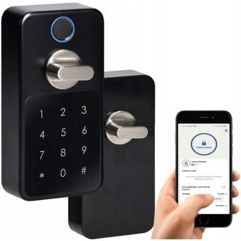 ORNO ZS-854 Serratura Smart Biometrica Modo di Funzionamento: Bluetooth/Codice/Lettore di Impronte Digitali IP44