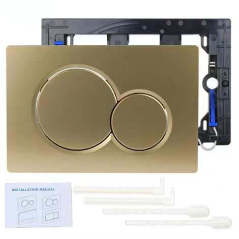 KZQ Oro Adatto per Geberit SIGMA01 pannello pulsante serbatoio acqua nascosto 115.770