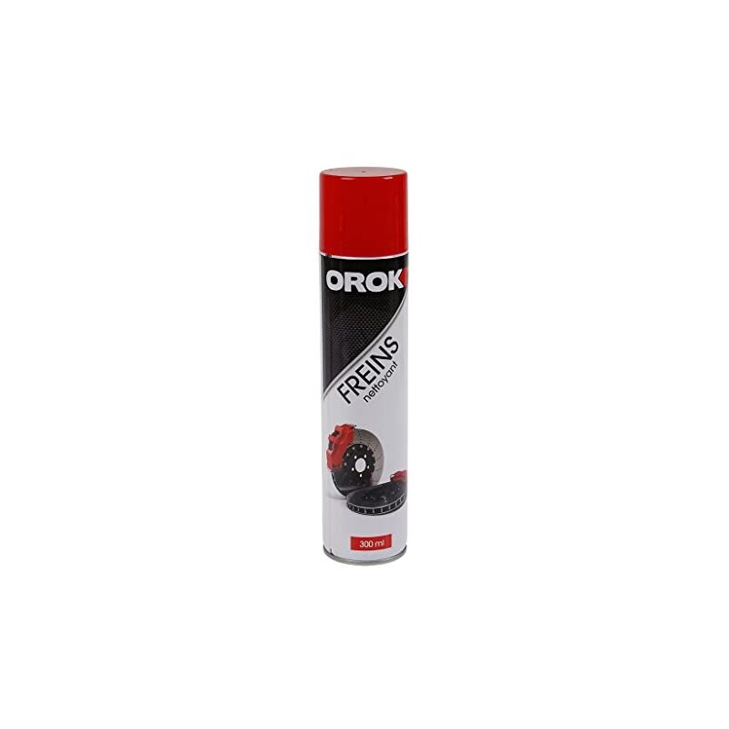 Orok - entretien des freins pour auto et moto - spray nettoyant frein 300ML, bombe aérosol de nettoyant dégraissant frein 300M