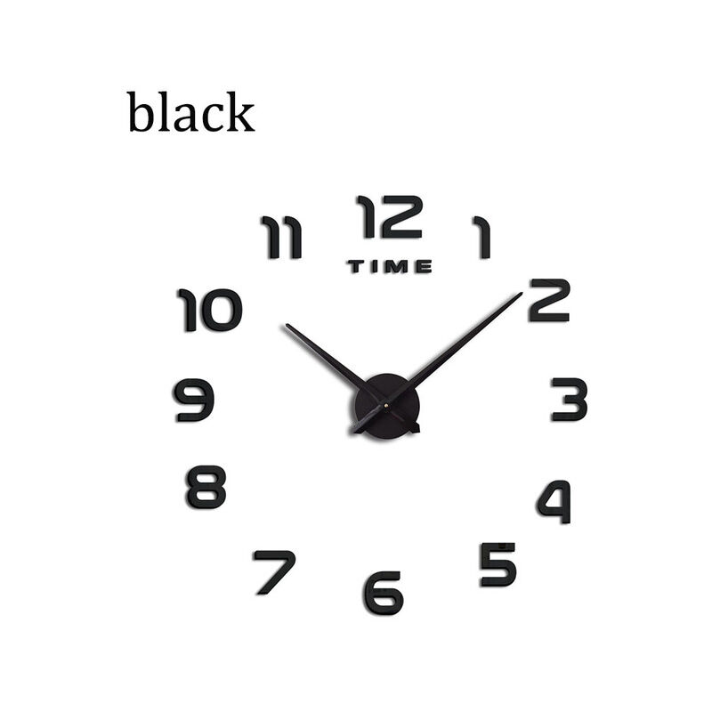 Orologi da parete digitali fai-da-te 3D adesivi