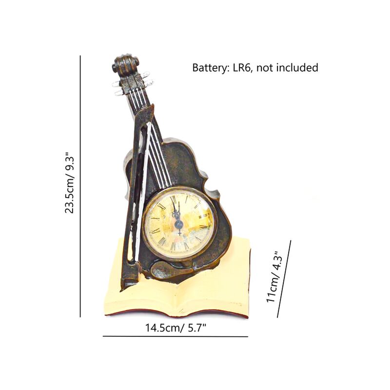 Orologi da tavolo per violino come accessori per