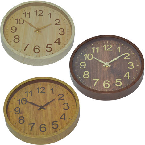 OROLOGIO A PARETE LEGNO CM.25
