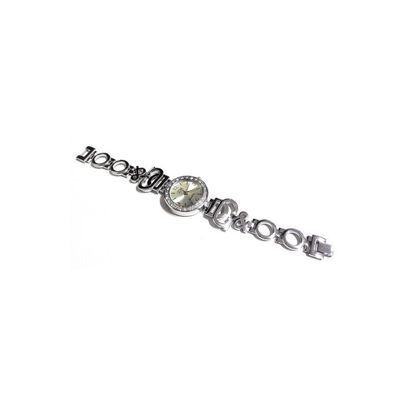 Image of Orologio Da Polso Per Donna Con Quadrante Strass Taglio Swarovski argento Argento - - Trade Shop Traesio