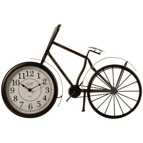 Orologio da bicicletta nero 52x32cm - Atmosphera créateur d'intérieur