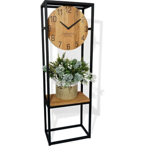 Orologio da consolle in rovere Loft 100cm