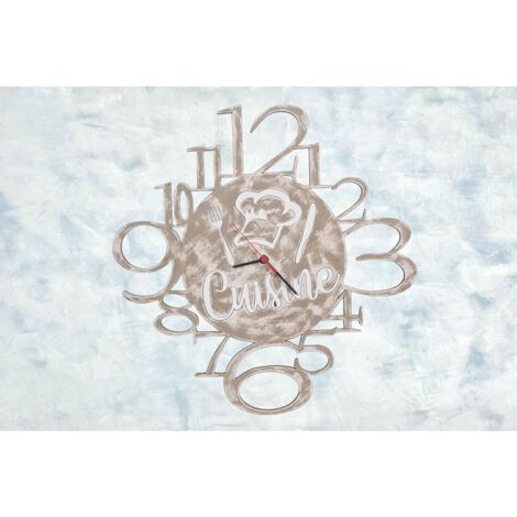 Orologio da cucina CUISINE lavorazione artigianale diametro Cm.48
