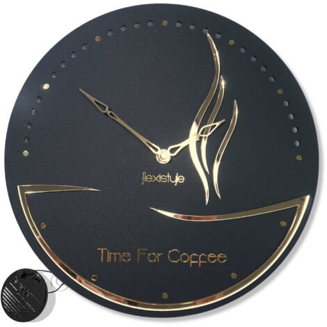 Orologio da cucina Golden Cup rotondo silenzioso 3d
