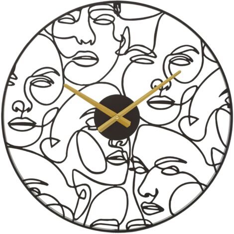 Orologio da Muro Faces Ø 50x3,5 cm in Ferro