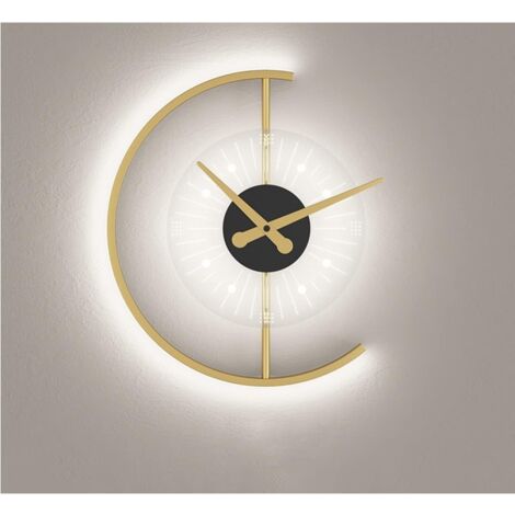 Orologio da parete a LED leggero, orologio da parete digitale con regolazione a 3 livelli, cifre grandi - Sveglia per camera da letto, ufficio, sveglia, orologio da parete sospeso (colore: luce bianca