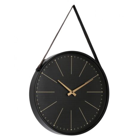 Orologio da Parete Bianco Moderno da Interno 40x66 cm - SIL - Colore: Nero
