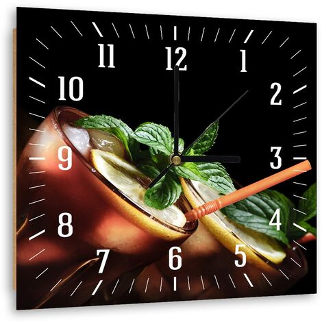 Orologio da parete, Cocktail Cuba libre - 80x80