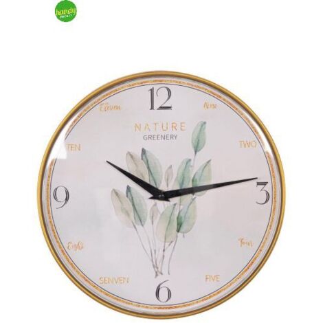 Orologio da Parete Dimo Ø 30,5cm Greenery