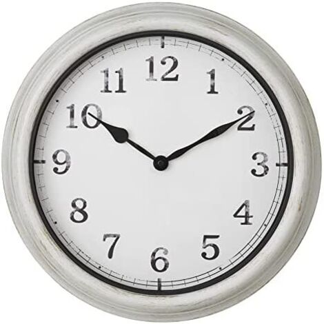 Orologio da parete esterno TFA Dostmann bianco 38 cm