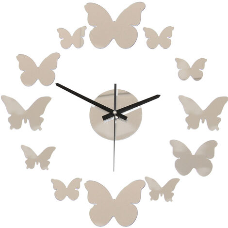 Orologio parete farfalle