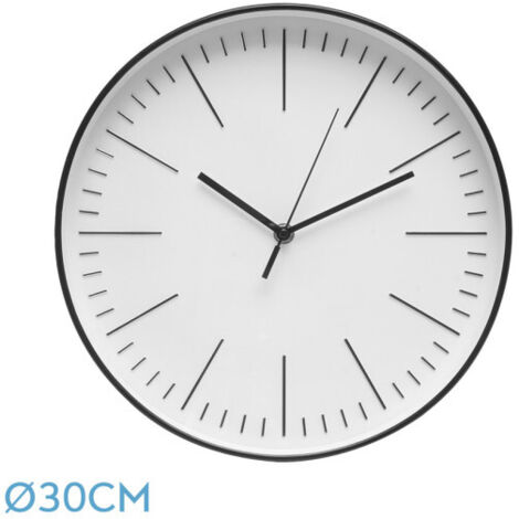Orologio da parete Hera Nero 30d Movimento Continuo