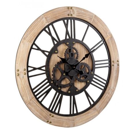 Orologio da parete in acciaio a batteria "Ticking" Ø 80x5 h cm