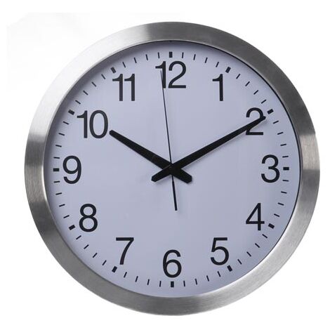 OROLOGIO DA PARETE IN ALLUMINIO - Ø 40 cm
