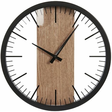 Orologio da Parete DKD Home Decor Naturale Nero MDF Ingranaggi (70 x 4 x 45  cm)