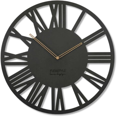 Orologio da parete Large Loft Adulto 50cm nero