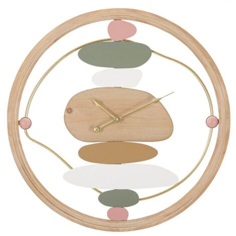 Orologio da parete Mauro Ferretti design geometrico colorato 57 cm