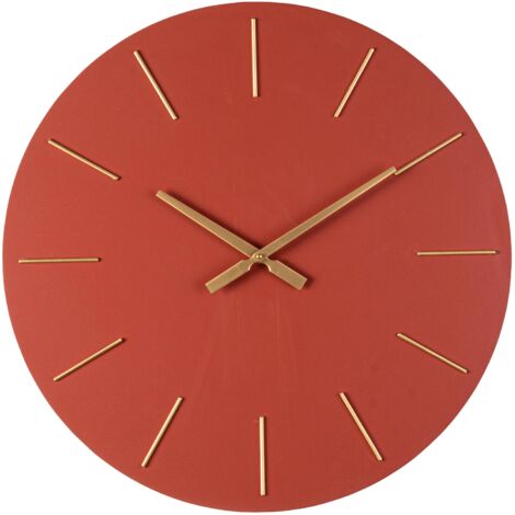 Orologio da Parete Metallo Rosso Moderno 60 cm - TINO - Colore: Blu