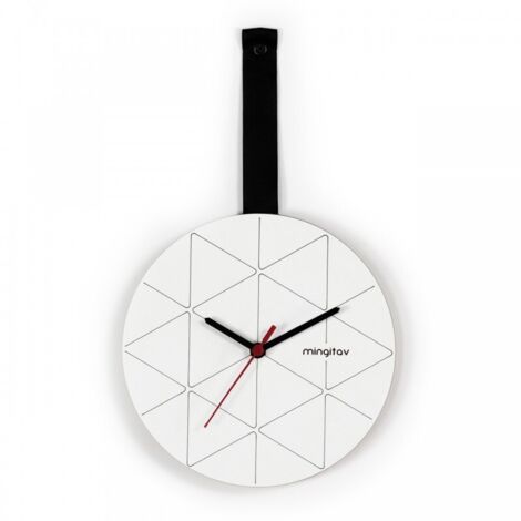 Orologio da parete Minuetto MT192101 colore bianco e nero