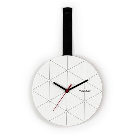 Orologio da parete Minuetto nero e bianco
