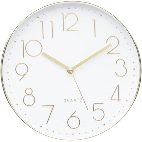 Orologio da parete moderno 30 cm (12 pollici), accessori decorativi verde oro, orologi Aurora originali silenziosi senza ticchettio per soggiorno/cucina/ufficio/camera da letto/bagno