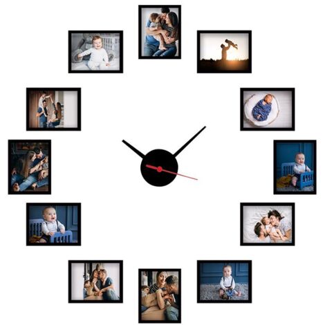 Orologio da parete, orologio decorativo, soggiorno Clock Multicolore