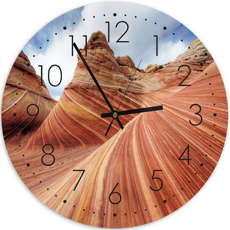 Orologio da parete, Rocce colorate - 60x60