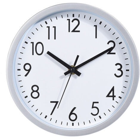 Orologio da Parete Rotondo Colori Assortiti con Fondo Bianco Ø20x3,8cm