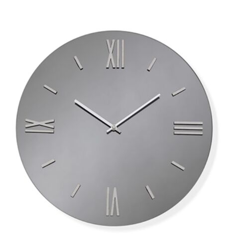 Orologio da parete rotondo in cristallo Fume' D40 cm - ROY