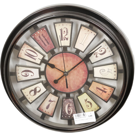 Orologio da parete stile retrò con meccanismo al quarzo 30 cm Accessori per la casa