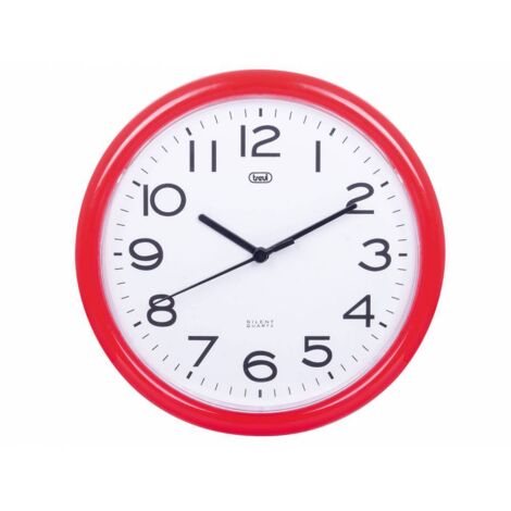 OROLOGIO DA PARETE TONDO D 25 ROSSO OM3301