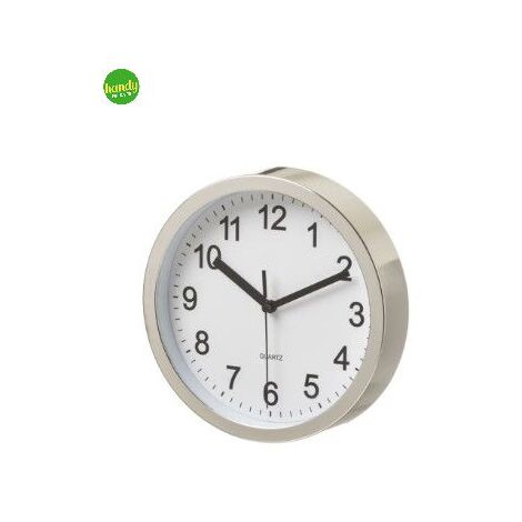 Orologio da parete unimasa Ø19,5cm cromo