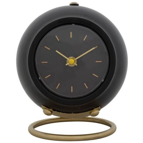 OROLOGIO DA TAVOLO BALL NERO CM 16X13X19