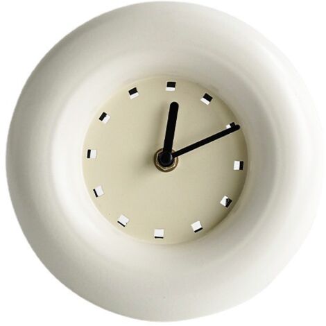 Orologio da tavolo digitale, stile coreano, vintage, retrò, decorazione per camera da letto, soggiorno, casa (bianco)