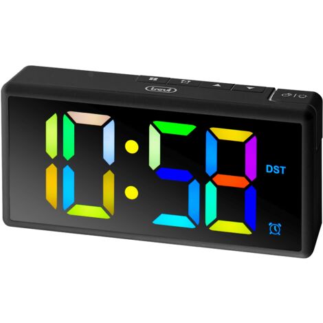 Orologio Digitale e Analogico Trevi Unisex Adulto con Cinturino in Materiale Non Specificato, Modello EC886, Schermo LCD Grande Nero